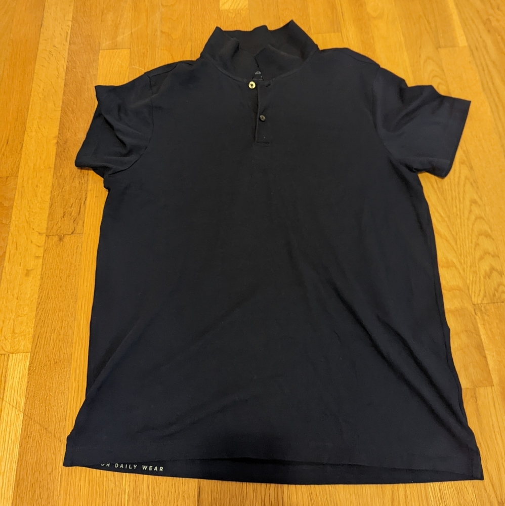 Silver Pique Polo